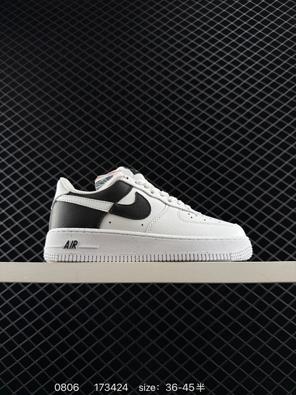 120 NIKE AIR FORCE 1‘07 原楦头原纸板 打造纯正低帮空军版型 专注外贸渠道 全掌内置蜂窝气垫  原盒配件 原厂中底钢印、拉帮完美  货号：HF9096 Size：36 36.5