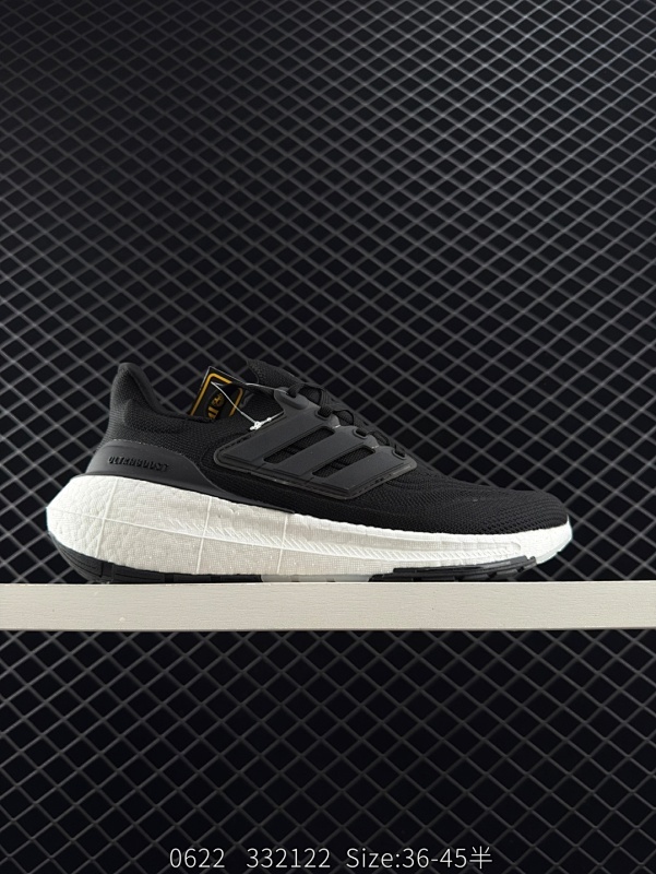 110 阿迪达斯 Adidas ULTRABOOST LIGHT轻弹系列低帮袜套式针织透气缓震休闲运动慢跑鞋，爆米花，搭载LIGHT BOOST中底的ULTRABOOST跑步鞋历经10年不断创新以科技