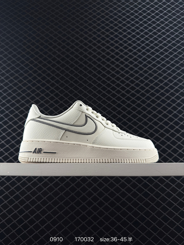 160 NK Air Force 1 空军一号官方货号IB7677 101 官方同步 原装级别 原楦头原纸板 打造纯正 空军版型#专注外贸渠道  全掌内置蜂窝气垫 #原盒配件 原厂中底钢印、拉帮完美