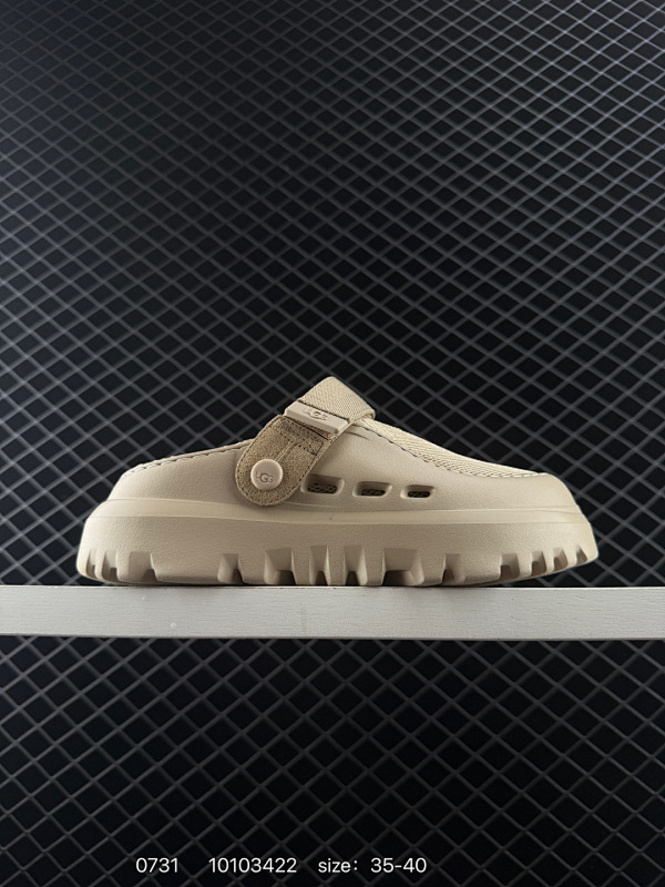 110 UGG/雪地靴 女鞋广东原产，升级原楦原纸版开发版型，采用上层TPU模压定型组合EVA加厚4.5厘米Treadlite轻翼科技外底-优质的防滑,耐磨性,和良好的弹性❗️2024Ss夏季新款,美