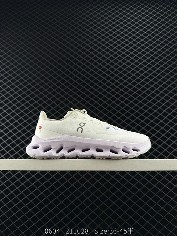 140 On 昂跑 Cloudsurfer 训练型缓震 防滑透气 低帮轻量跑步鞋  On昂跑Cloudsurfer的中底 ，采用了全新的CloudTec Phase中底科技 相对于之前相对轻薄的中底，