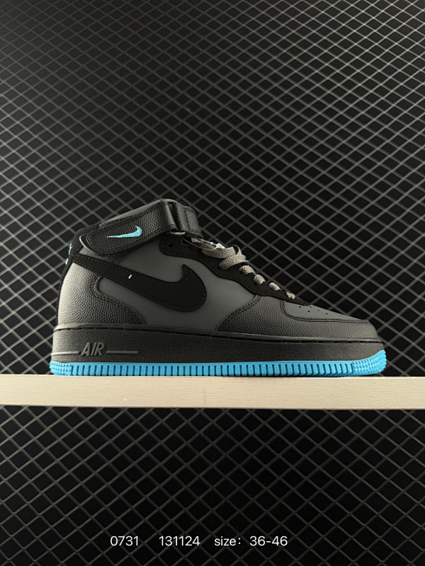120 ✅耐克Nike AIR FORCE 1 MID 07 空军一号高帮百搭休闲运动板鞋。蒂芙尼中班柔软、弹性十足的缓震性能和出色的中底设计，横跨复古与现代的外型结合，造就出风靡全球三十多年的For