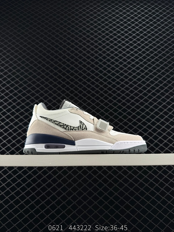 110 Air Jordan Legacy 312 Low 低帮 白灰蓝 AJ312 乔丹312代 aj312 乔312 低邦 白灰蓝 乔丹篮球鞋系列 号称 “最强三合一” 的Air Jordan L