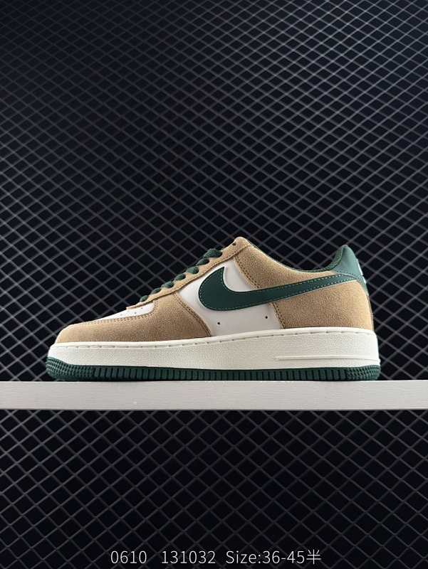 160 公司级✅NIKE AIR FORCE 1‘07 LV8 原楦头原纸板 打造纯正低帮空军版型 专注外贸渠道 全掌内置蜂窝气垫  原盒配件 原厂中底钢印、拉帮完美  货号:FQ8714-203 S