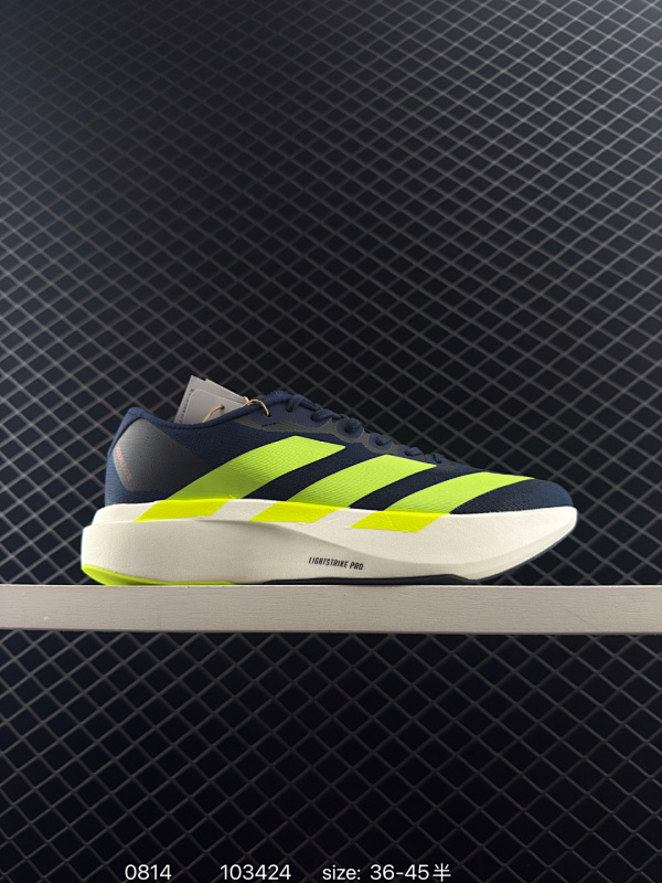 120 ad Adizero Evo SL 舒适耐磨 低帮 马拉松训练竞速休闲跑步鞋  蓝色！ 尺码36-46全码出货 货号JR5838！ 编码103424  详情          ¥ 120