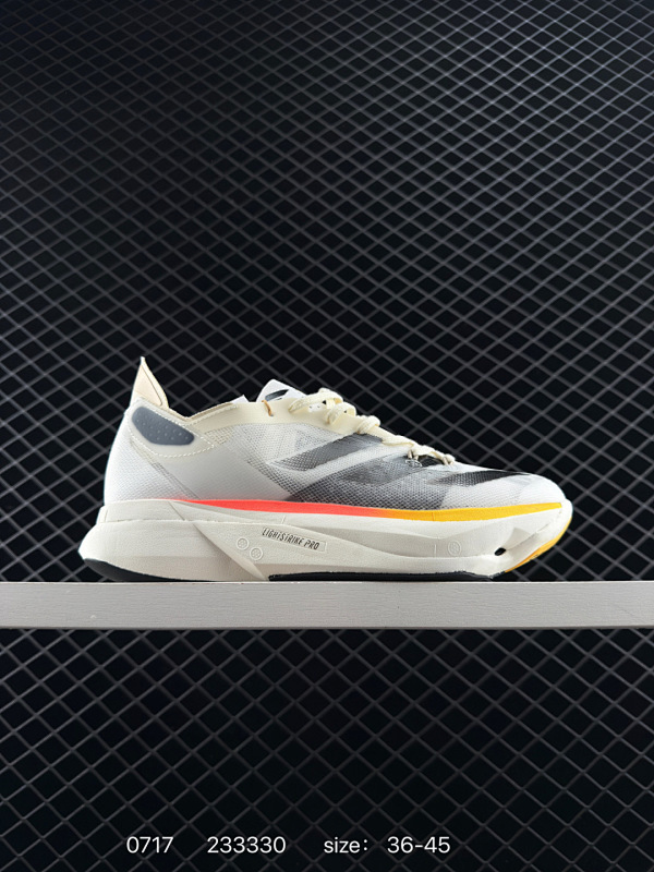 150 阿迪达斯Adidas Adizero Adios Pro 3马拉松飞线贾卡轻质透气休闲运动跑步鞋采用双层透气网纱 Flywire动态飞线绑缚鞋面材质 内置Zoom小气垫装置  尺码36 36.