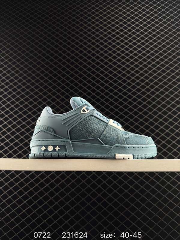120 ✅Louis Vuitton Trainer Sneaker Low 全新 LV 路易威登 休闲运动文化百搭板鞋 ！ ID:231624 Size:40～45  详情          ¥ 1