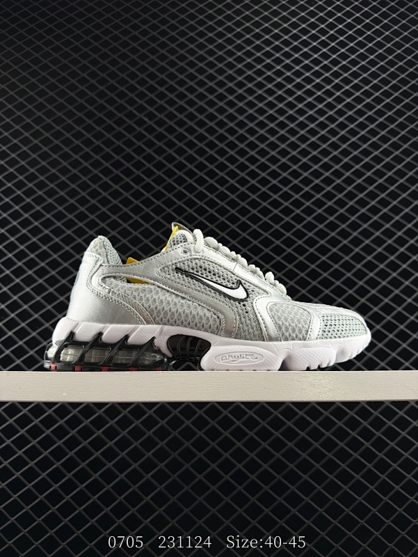 120 Nike/耐克 升级原楦原纸版数据开发，采用开孔网织物面料拼接，一次MD轻量发泡中底，后掌嵌入Zoom气柱气垫❗️官方新色，耐克Nike Air Zoom Spiridon Caged 2"S