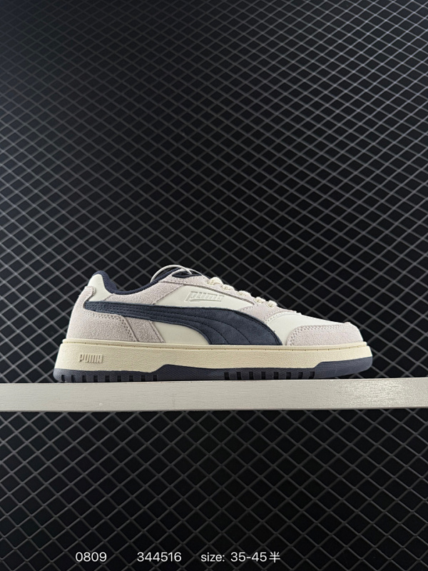 80 【新品】彪马（PUMA）男女情侣复古休闲板鞋 SUEDE BLOC 381188-02PUMA彪马男鞋女鞋 2025夏季新款SUEDE BLOC LTH运动鞋板鞋时尚耐磨舒适休闲鞋，采用橡胶