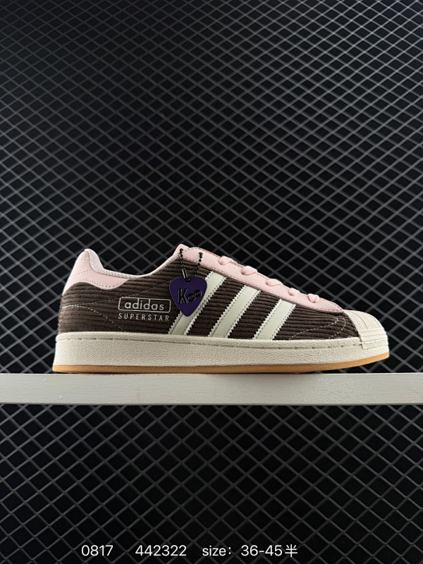 110 真标✅阿迪达斯Adidas三叶草 Originals Superstar”Sail/Green/Lace“贝壳头系列低帮经典百搭休闲运动板鞋 货号:EG4960 尺码:35 36 36.5 3