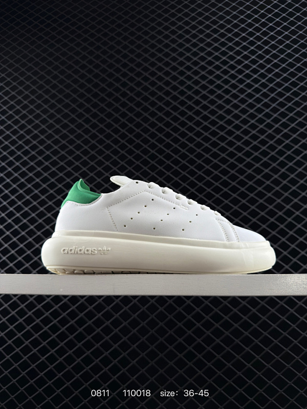 90 真标✅阿迪达斯Adidas Stan Smith Pf W 三叶草经典百搭休闲运动板鞋  货号:IE0450 尺码:36 36.5 37 38 38.5 39 40 40.5 41 42 42.