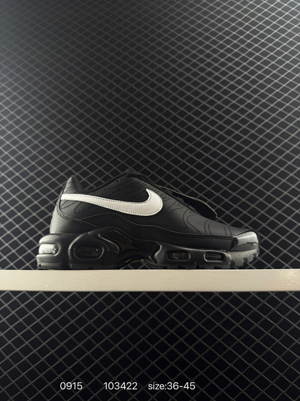 110 ✅耐克NIKE AIR MAXPLUS DRIFT TN 休闲气垫缓震跑步运动鞋 造型超讨喜！鞋面以织物材质包裹，保证了轻薄透气，更适合夏季穿着。鞋侧「鱼骨」形状的 TPU 搭配巨型 Swoo