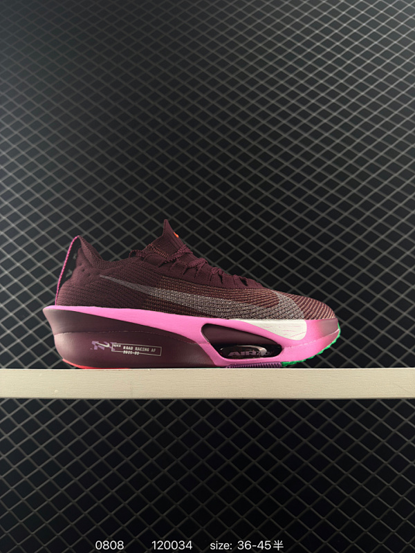 170 新品发布 Nike Air Zoom Alphafly NEXT%3 PROTO整体采用前作的设计语言，并且对后者的细节进行升级，马拉松和长距离路跑的性能极限设计而生。 货号:IB4201