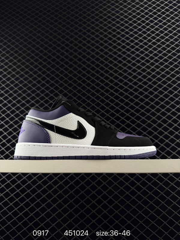 120 AJ1 Low低帮 黑紫脚趾 市售最强低帮 出于清远原厂工人手艺  市面唯一正确版本 全鞋ZP原材料  货号：553558-125 Size：36 36.5 37.5 38 38.5 39 4