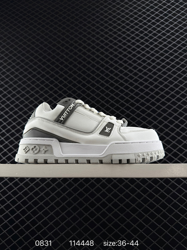 240 Louis Vuitton Trainer Sneaker Low 人气单品路易威登Louis Vuitton Trainer Sneaker Low低帮复古休闲运动文化百搭篮球板鞋 路易威登