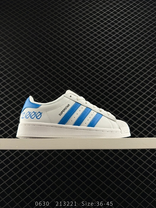 105 真标✅Adidas Originals Superstar贝壳头系列 阿迪达斯 三叶草低帮经典百搭休闲运动板鞋 尺码：36-45 编码：213221  详情          ¥ 105