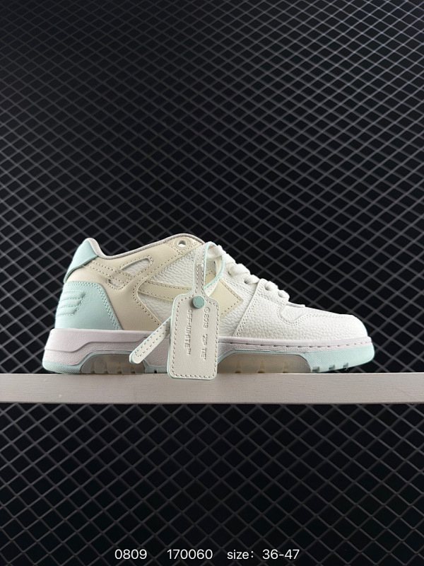 300  Off-White™ c/o Virgil Abloh 杨幂同款Out Of Office Low-top Leather OW联名 箭头OFF-White 重磅联名 Sneakers"OO