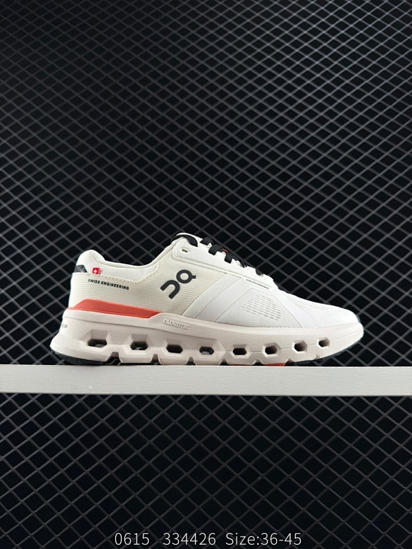 130 公司级✅On Cloudrunner 2 昂跑 户外街头机能风新兴品牌轻便中帮跑步鞋  首发实拍鞋款以网球为灵感的运动休闲鞋 大胆的复古外观与革新科技融合 助力运动生活的活力探索  货号：ЗМ