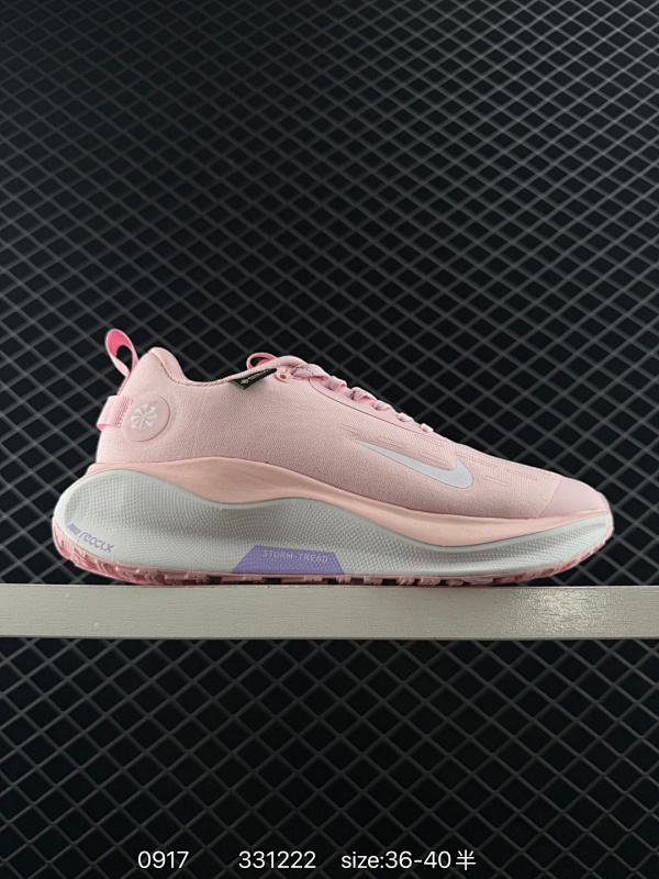 110 耐克 Nike Infinity Run 4 GORE-TEX 男女子防水公路跑步鞋 厚底增高百搭老爹运动鞋。Nike ReactX 泡绵提供高出 Nike React 泡绵 1