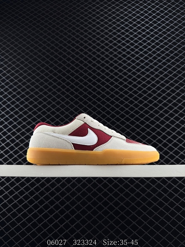 120 【公司级】耐克Nike SB Force 58 运动滑板鞋。这是一款将前沿创新带入街头的单品，它具有硫化杯底，具有出色的耐用性和灵活性。使用柔软皮革织物拼接，在饰面上放置通风口，它自始至终