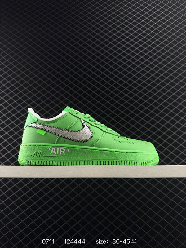 220 公司级✅ Off-White x NK Air Force 1 ”MCA“ 空军一号低帮厚底增高板鞋 OW联名艺术馆  全套原‮原楦‬纸版 越南原‮大装‬底 内置全‮气掌‬垫 重金采购原厂Pr
