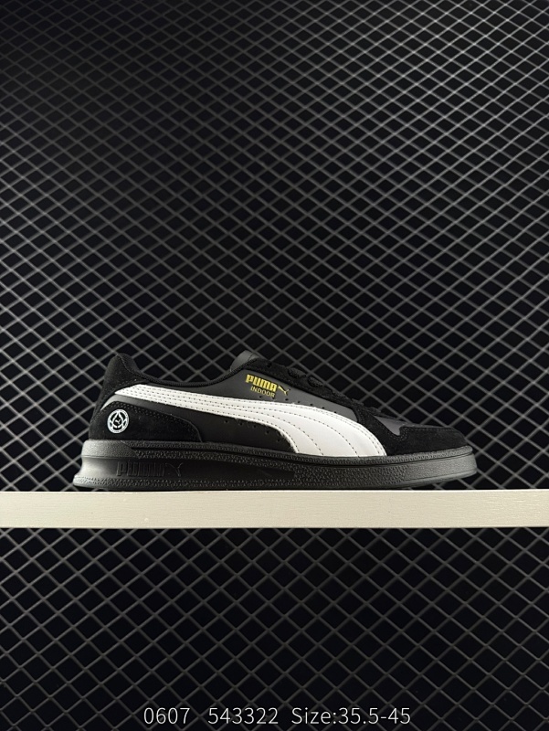 110 彪马Puma Suede BZ EMB 2024 彪马 防滑耐磨低帮德训板鞋 孔眼底座和脚趾凸起由猪八革材料制成 支持侧踏时的踏步工作 即使在健身房等使用环境中也能确保透气性 像吸盘一样的设计