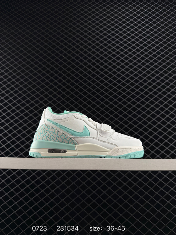 160头层带半码 Air Jordan Legacy 312 Low 低帮 白绿色 AJ312 乔丹312代 aj312 乔312 低邦 白绿 乔丹篮球鞋系列 号称 “最强三合一” 的Air Jord