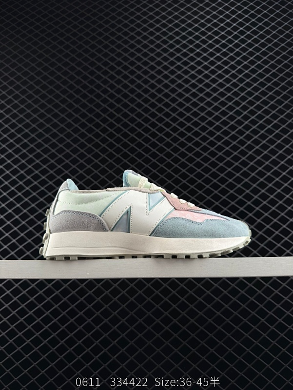 110 ✅New Balance MS327 复古休闲运动慢跑鞋 以更纯粹的复古风格设计打造的全新造型 侧身还以解构设计 将 N 字标志以做旧压花样式呈现 官方货号：WS327KA