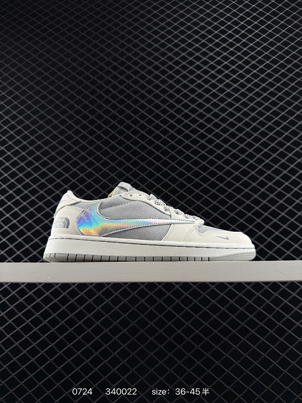 110 真标✅Nike Air Jordan 1 x Travis Scott AJ1倒勾 乔一倒钩 耐克 低帮文化篮球鞋  货号:DM7866-140 尺码:35.5 36 36.5 37.5 38