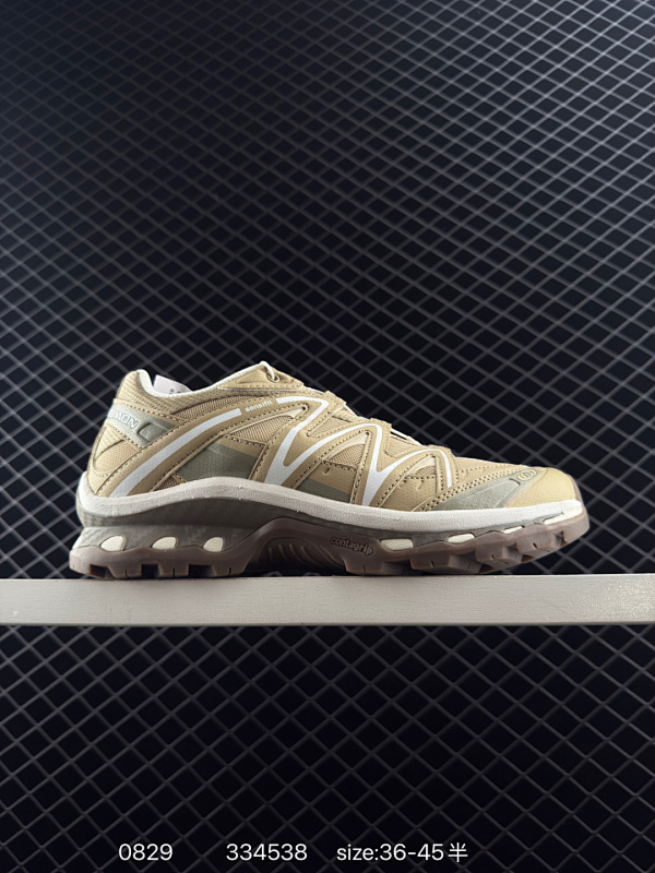 190  Salomon XT-Quest "GTX" 萨洛蒙 探索者系列户外越野跑鞋 鞋面采用SENSIFIT贴合技术 全方位贴合包裹脚型 鞋跟部鞋底牵引设计 提供强大的抓地性能 更适应野外崎岖不平