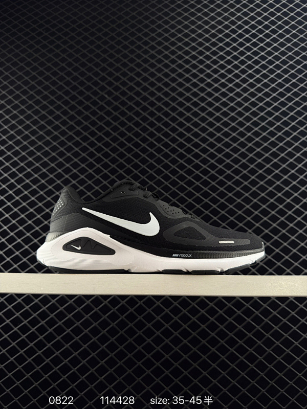 140 耐克Nike Air Zoom Structure 26 轻量跑鞋鞋面采用透气工程网眼材质制作。鞋身整体轻盈舒适透气,鞋子颜色以橘色为主色调！耐克Logo以黑色搭配，整体颜色非常协调，简约风格