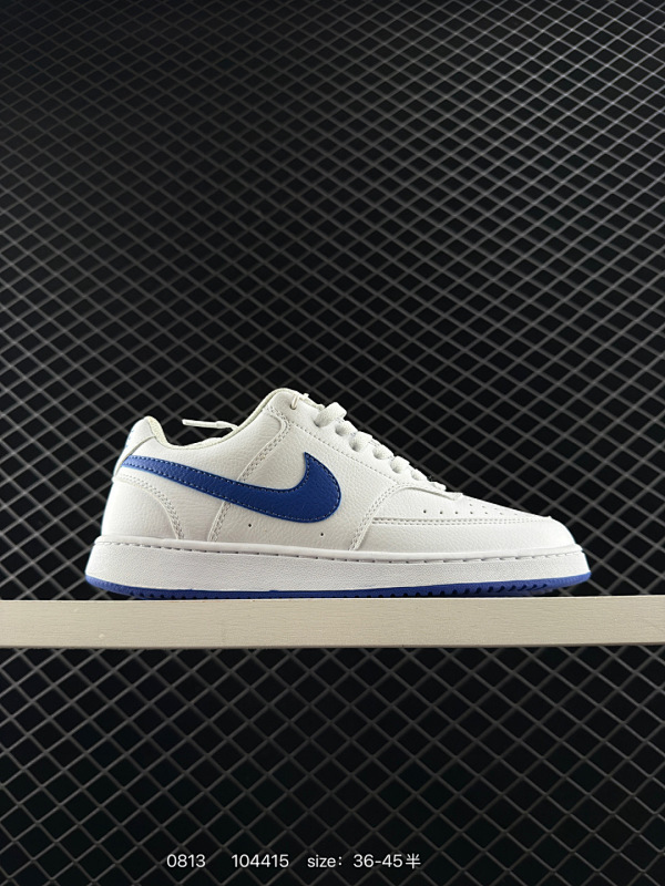 75 NK Court Borough Low 小空军低帮百搭透气休闲运动板鞋 全套原纸板楦头开发 原汁原味 完美呈现版型 原数据独家私模大底 超高清洁度 极限压缩成本 超级跑量款式 经典耐用的设计