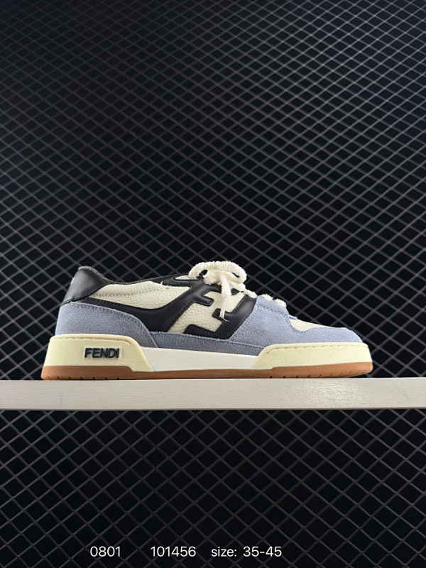 280 公司级✅FENDI芬迪 Match 皮革 低帮休闲 时尚板鞋 独家原装套装配件官方同源 渠道原装订单 全套专柜包装物及配件 尺码:35-44 编码：101456 全文  详情       ¥