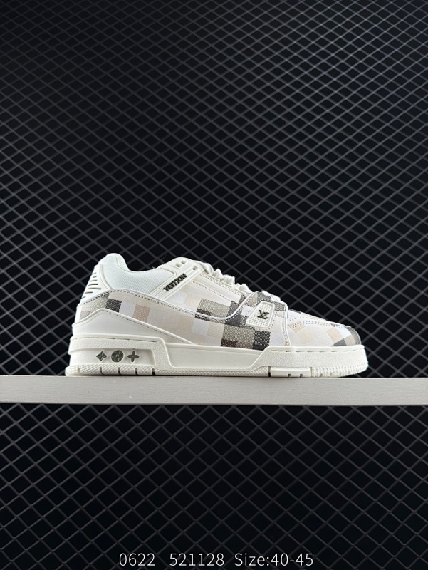 140 Louis Vuitton Trainer Sneaker Low 人气单品路易威登Louis Vuitton Trainer Sneaker Low低帮复古休闲运动文化百搭篮球板鞋 路易威登