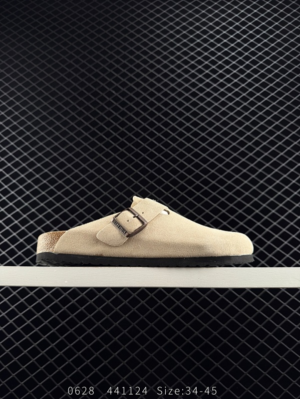 120 ✅博肯 Birkenstock 人字拖鞋 广东原产#德国百年知名鞋履品牌·博肯Birkenstock 勃肯人字拖鞋#采用质地柔软牛皮绒面材质#中底搭载缓震软木橡胶 其特有的鞋床设计，贴合脚面穿