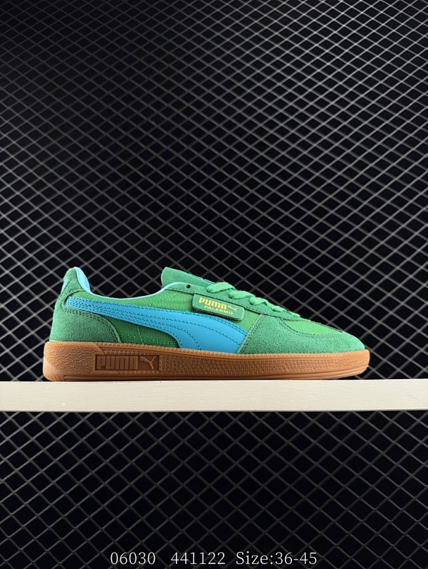 110 公司级✅Puma Palermo Vintage复古单品 彪马 防滑耐磨低帮德训板鞋 货号：401364 01 Size：36-45 编码：441122