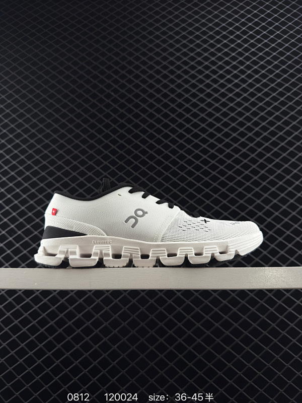 120主推优势私 C版On昂跑系列！市场最全纯原昂跑生产线！ 大厂出品，品质稳价格优！ Clound X4 综合训练跑步鞋 尺码：36-46带半码 货号：3MF10752734 蛇年限定象牙白 编码：