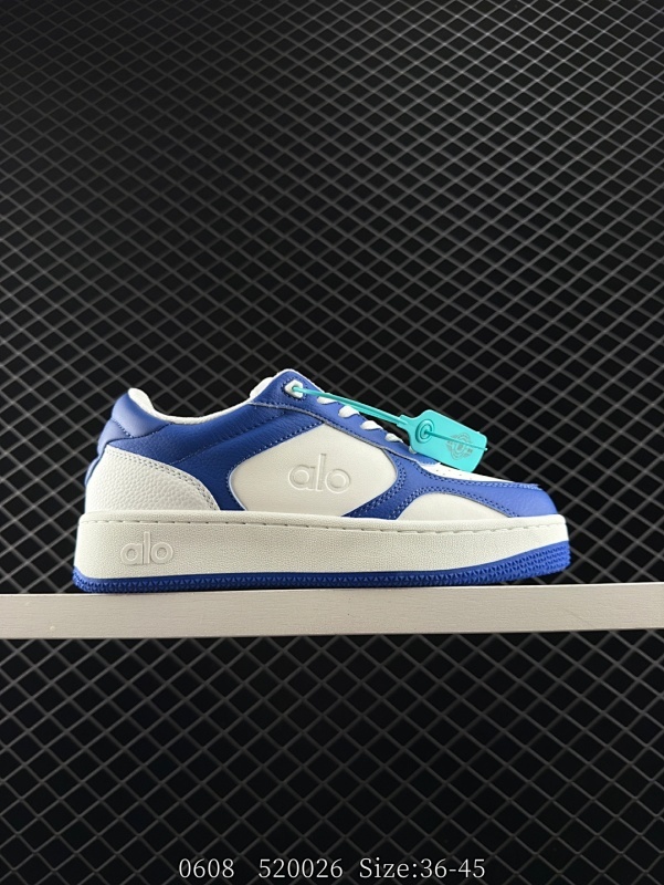 130 Alo Yoga Recovery Mode 百搭轻便 防滑减震低帮板鞋 货号：AO685U_NAVY/WHITE 尺码：36-45 编码：520026  详情          ¥ 130