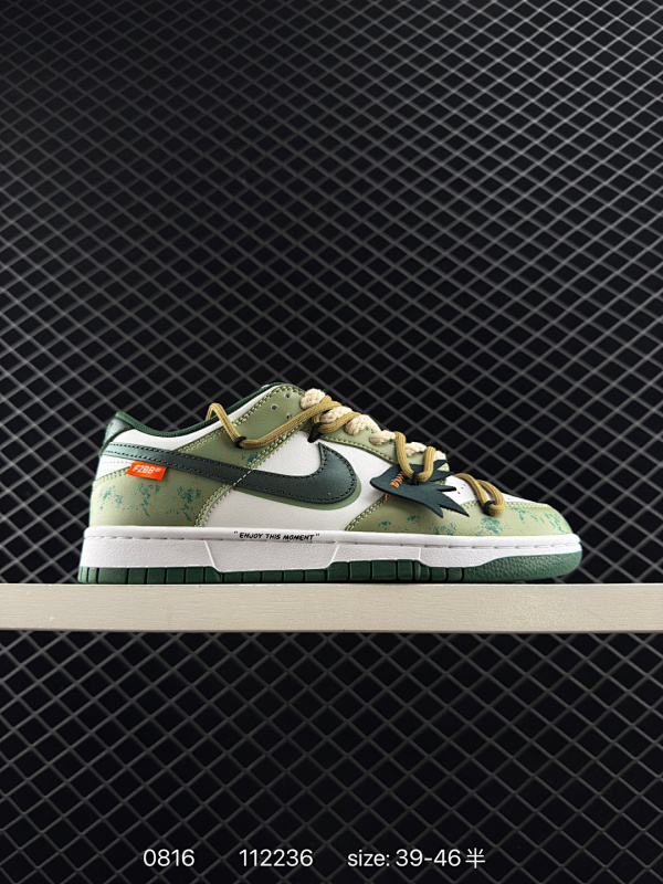 180 耐克 Nike SB Dunk Low x 绑带 纯原大厂出品 极力推荐原装头层材料 独家版型蒸餾加工帶來的是更好的视觉和脚感体验大厂纯原品质出货 清洁度 电绣工艺 皮料切割干净无任何毛边 细