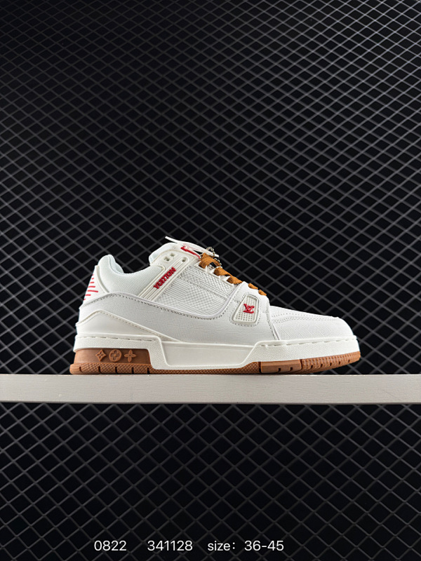 140 真标✅Louis Vuitton Trainer Sneaker Low 全新 LV 路易威登 休闲运动文化百搭板鞋  ID:341128 Size:如图  详情          ¥ 140