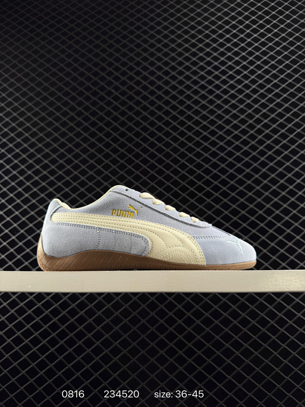 100 The Open Product x Puma Speedcat 极速赛车系列彪马低帮生活休闲鞋 #原装档案原数据纸版楦型 采用原厂固色翻毛皮鞋面材质 二次成型’猛帮‘成型工艺 货号：4054