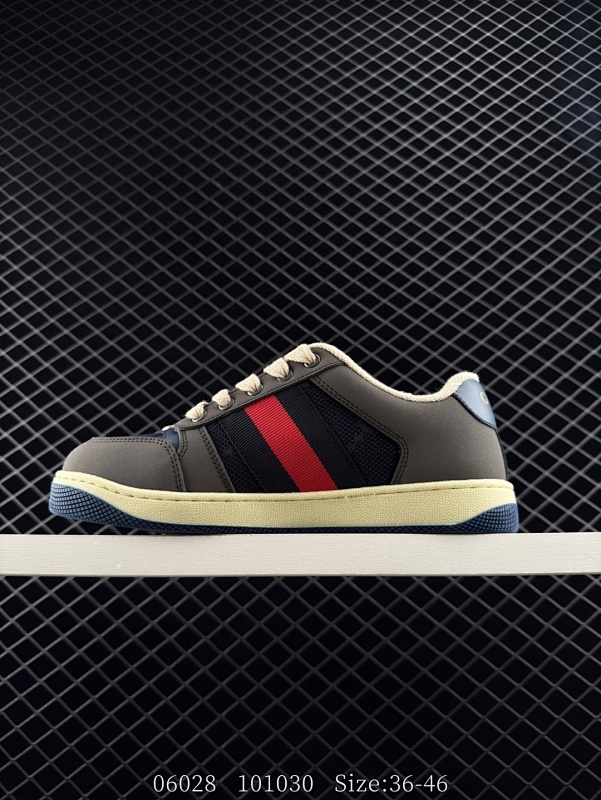 150 意大利时装奢饰品牌·古驰Gucci Screener GG sneaker经典原型厚底复古百搭老爹板鞋 546163  货号：546551 9Y920 9666 尺码：36-46 编码：101