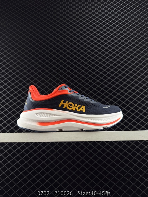 130 公司级✅小红书推荐HOKA W BONDI 9全新配色 这个品牌来自于新西兰的毛利语，HOKA表示大地，ONE ONE表示飞越，连起来就是飞越地平线，ONE ONE不是读作“万万”，正确读法是