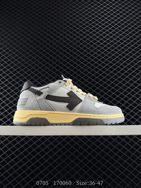 300  Off-White™ c/o Virgil Abloh 杨幂同款Out Of Office Low-top Leather OW联名 箭头OFF-White 重磅联名 Sneakers"OO
