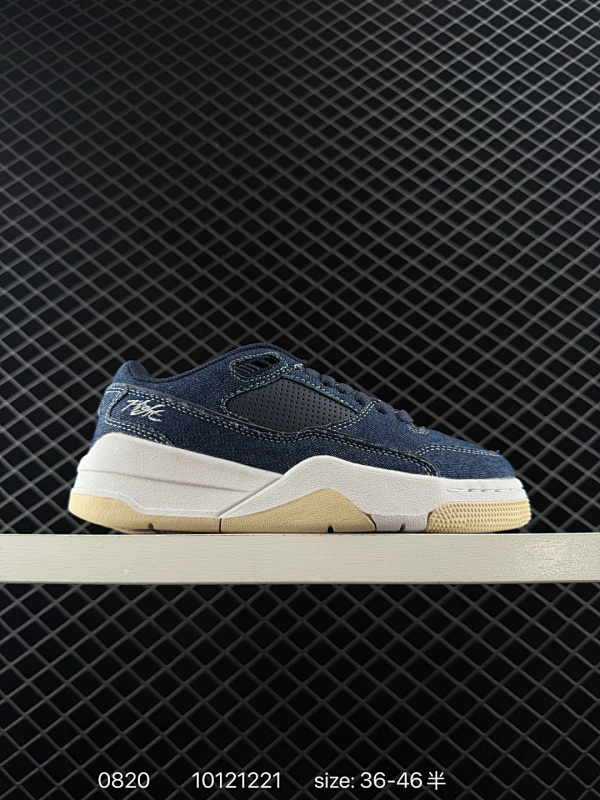 105 真标✅Who Decides War x Nike Jordan FLIGHT COURT ATE 搭防滑耐磨 低帮 耐克复古篮球鞋 货号: IH4489-451 尺码:36 36.5 37.