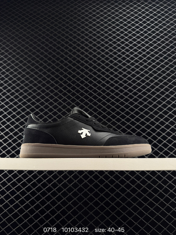 160 公司级✅迪桑特DESCENTE CHRON COURT SB 复古轻质 耐磨低帮 生活休闲鞋 货号:D5291LSN53 尺码:36 36.5 37.5 38 38.5 39 40 40.5