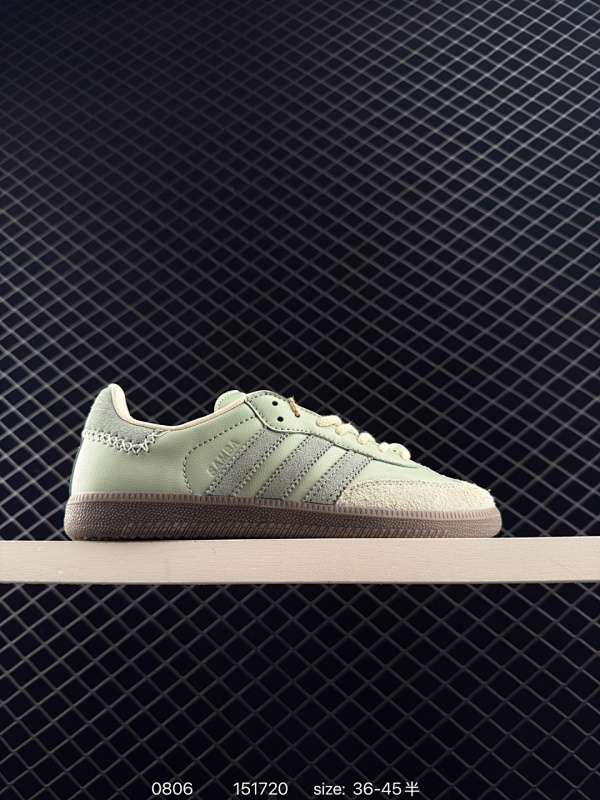 100 ✅Adidas Originals Wb Pony Tonal Samba 阿迪达斯桑巴舞系列绅士德训足球风百搭低帮休闲运动板鞋 货号:IE0967 尺码:36 36.5 37 38 38.5