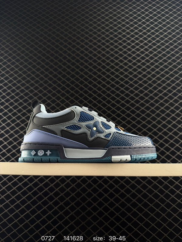 140 Louis Vuitton/路易威登 广东原产，采用皮革鞋面材质，，内里全小羊皮打造及去味海玻璃脚垫，外置耐磨橡胶大底❗全新LV路易威登Louis Vuitton Remarque Low经典