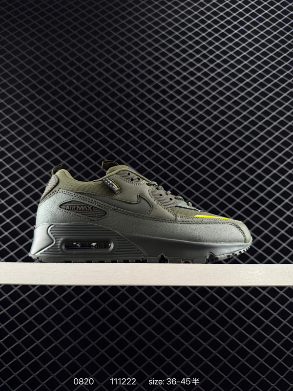 110 Nike/耐克 男女鞋，全新升级原楦原纸版开发，正确Air气垫Pu高弹大底❗耐克Nike Air Max 90 Essential"White/Red/Black/Purple"古气垫百搭