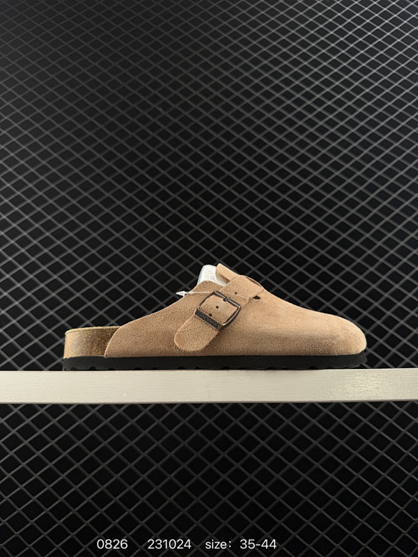 120  原楦开发版型，中底鞋床搭载波状外形缓震软木橡胶，外置EVA轻量片装外底❗舒适又时髦,潮人都在穿!德国百年知名鞋履品牌·博肯Birkenstock Boston Suede 波士顿系列士低帮牛